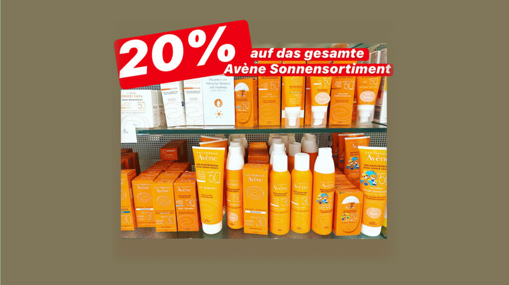 Avene Sonnenprodukte